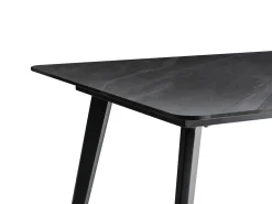 Tavolo da pranzo da giardino RODALLO 160 cm 90 cm Pietra Marmo nero