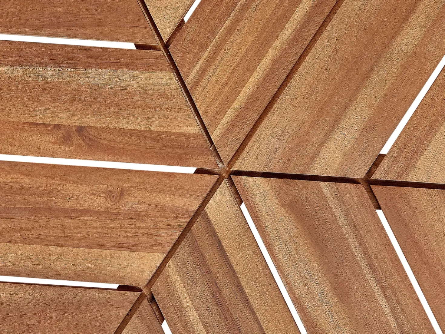 Tavolo da pranzo da giardino VARENNA 106 cm 103 cm Legno d'acacia Marrone