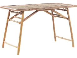 Tavolo da pranzo da giardino MOLISE 120 cm 69 cm Bambù Marrone chiaro