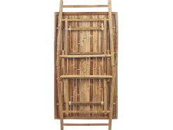 Tavolo da pranzo da giardino MOLISE 120 cm 69 cm Bambù Marrone chiaro
