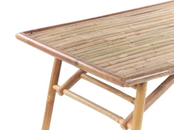 Tavolo da pranzo da giardino MOLISE 120 cm 69 cm Bambù Marrone chiaro