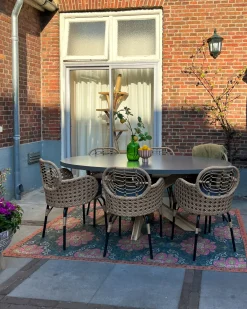 Tavolo da pranzo da giardino ORISTANO 190 cm 100 cm Cemento Grigio