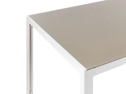 Tavolo da pranzo da giardino CATANIA 160 cm 91 cm Vetro Beige