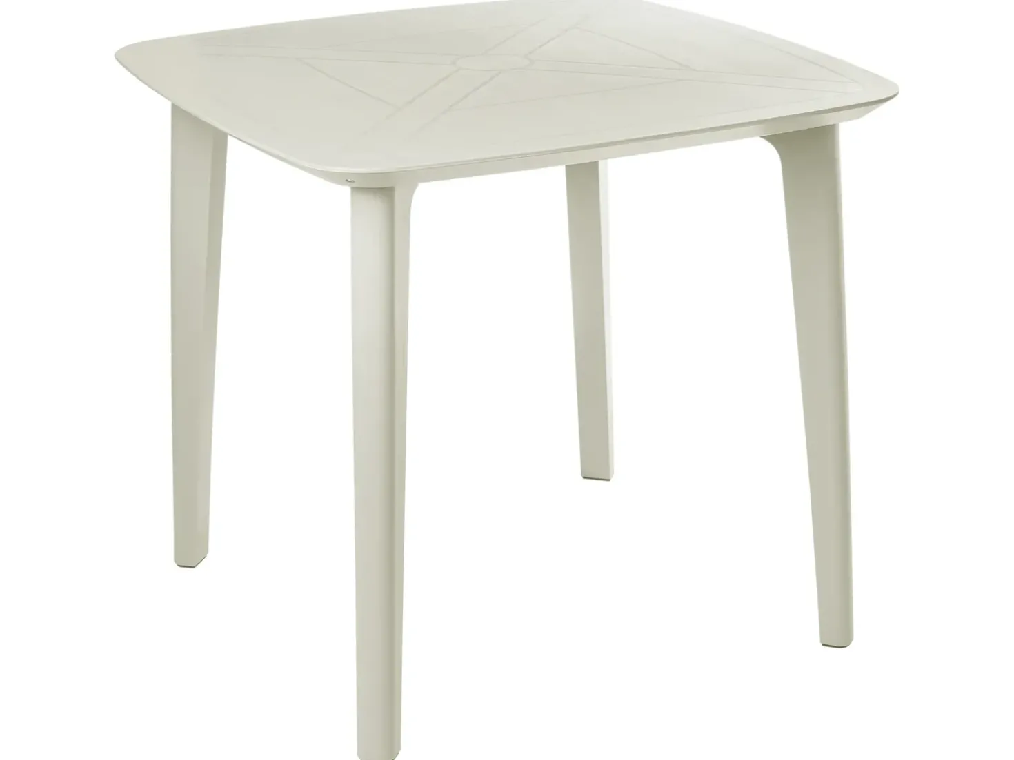 Tavolo da pranzo da giardino SORICO 86 cm 86 cm Beige chiaro