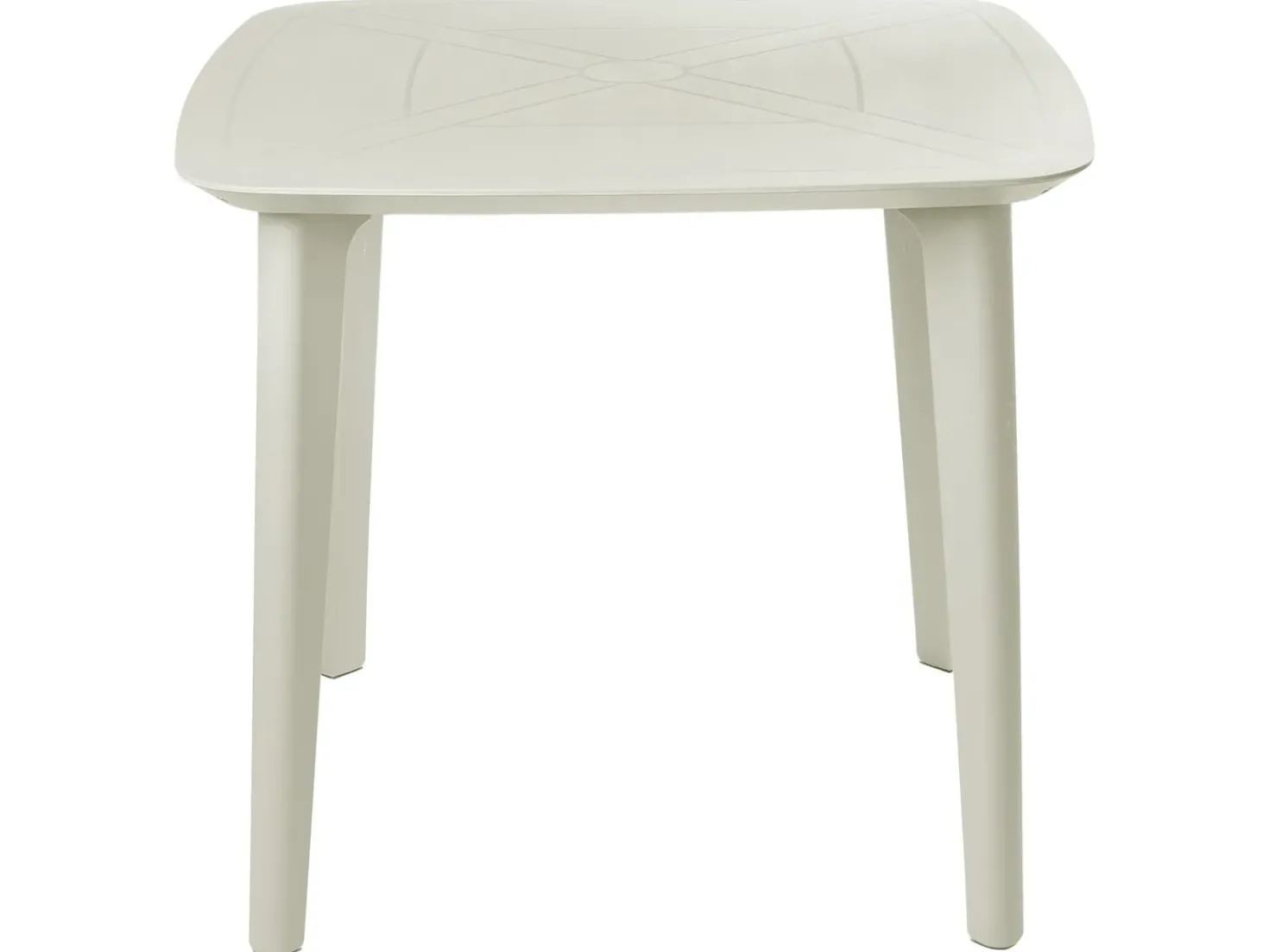 Tavolo da pranzo da giardino SORICO 86 cm 86 cm Beige chiaro