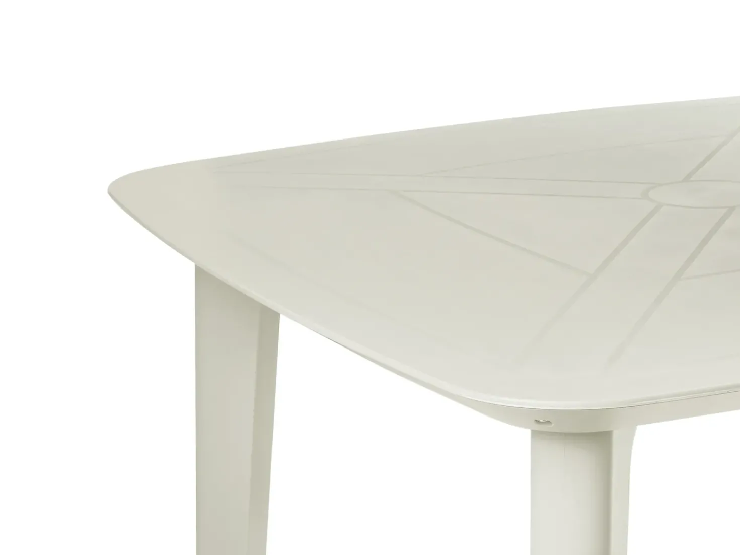 Tavolo da pranzo da giardino SORICO 86 cm 86 cm Beige chiaro