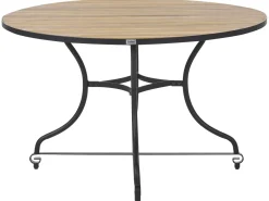 Tavolo da pranzo da giardino LASCARI 120 cm 120 cm Legno d'acacia Marrone chiaro