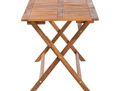 Tavolo da pranzo da giardino CENTO 140 cm 75 cm Legno d'acacia Marrone