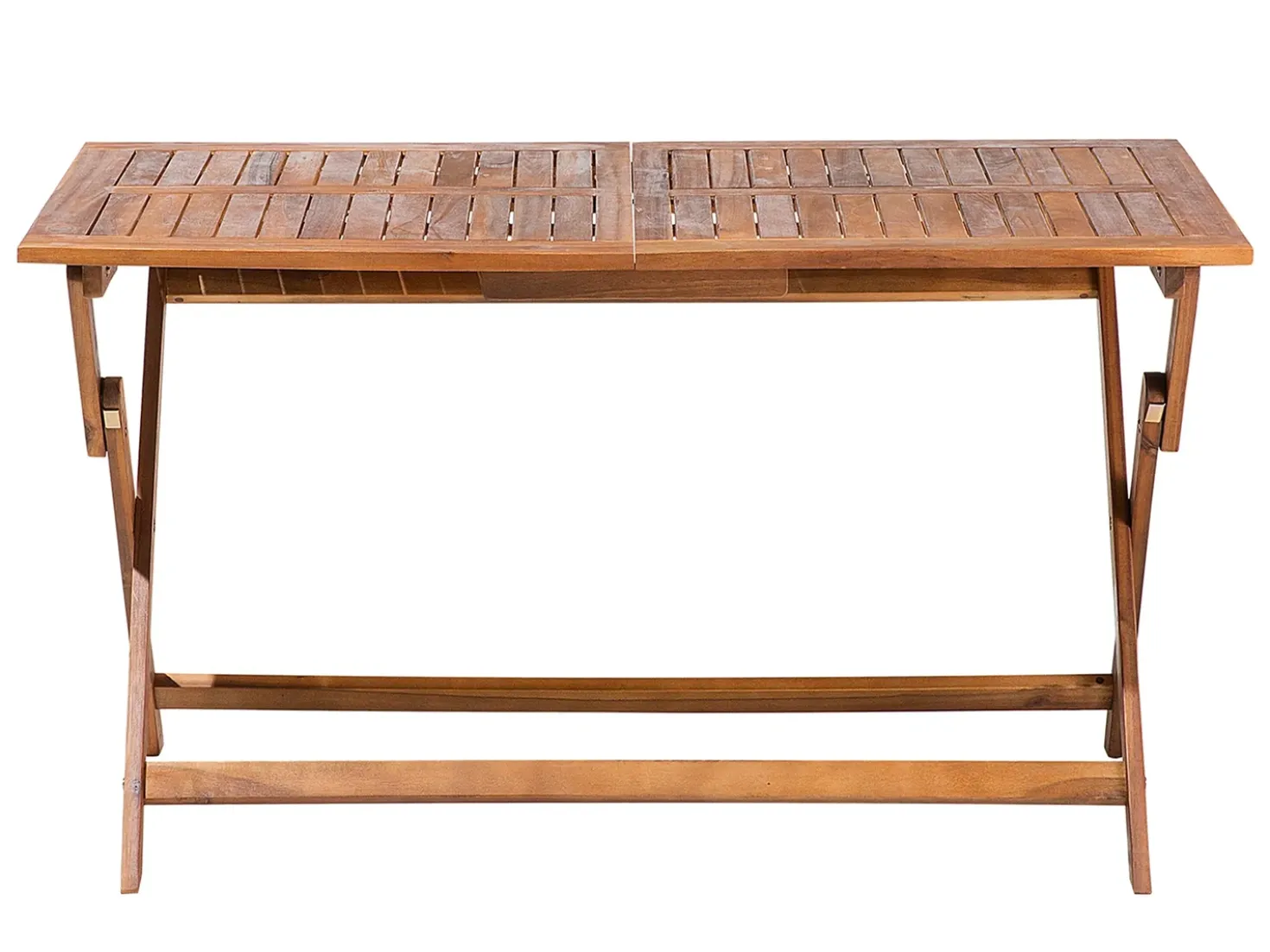 Tavolo da pranzo da giardino CENTO 140 cm 75 cm Legno d'acacia Marrone
