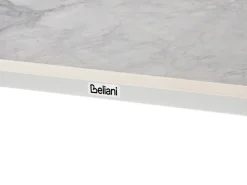 Tavolo da pranzo da giardino RODALLO 160 cm 90 cm Pietra Marmo bianco