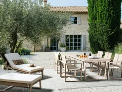 Tavolo da pranzo da giardino AZZANELLO 230 cm 100 cm Legno d'acacia Marrone chiaro