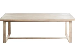 Tavolo da pranzo da giardino AZZANELLO 230 cm 100 cm Legno d'acacia Marrone chiaro