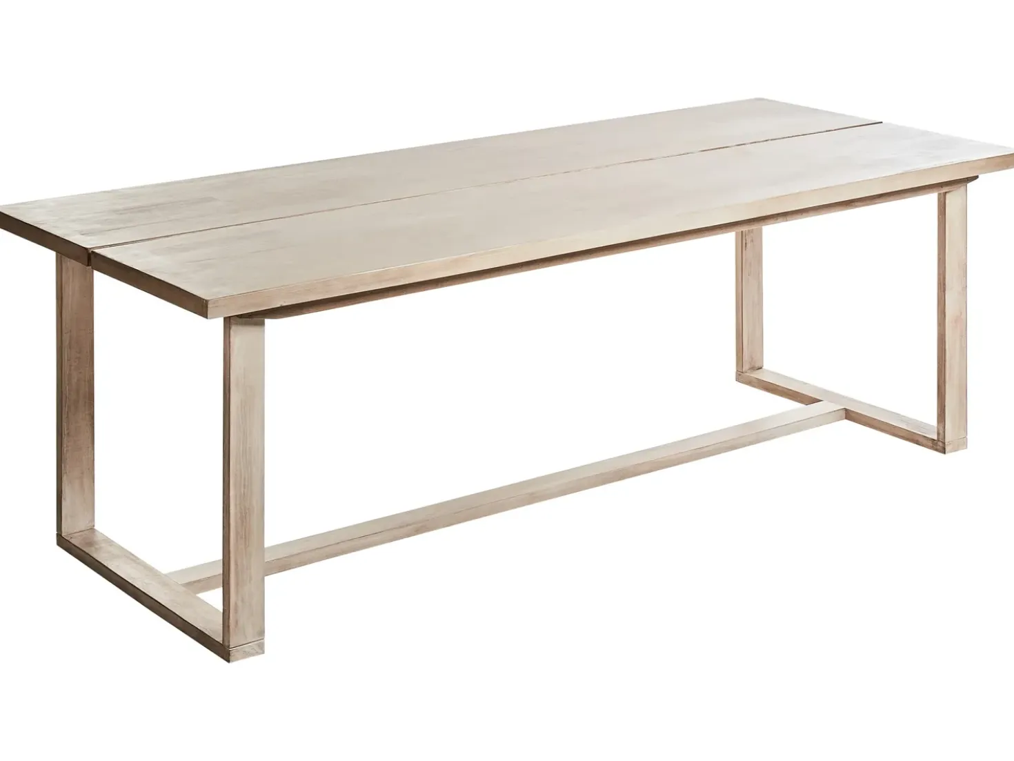 Tavolo da pranzo da giardino AZZANELLO 230 cm 100 cm Legno d'acacia Marrone chiaro