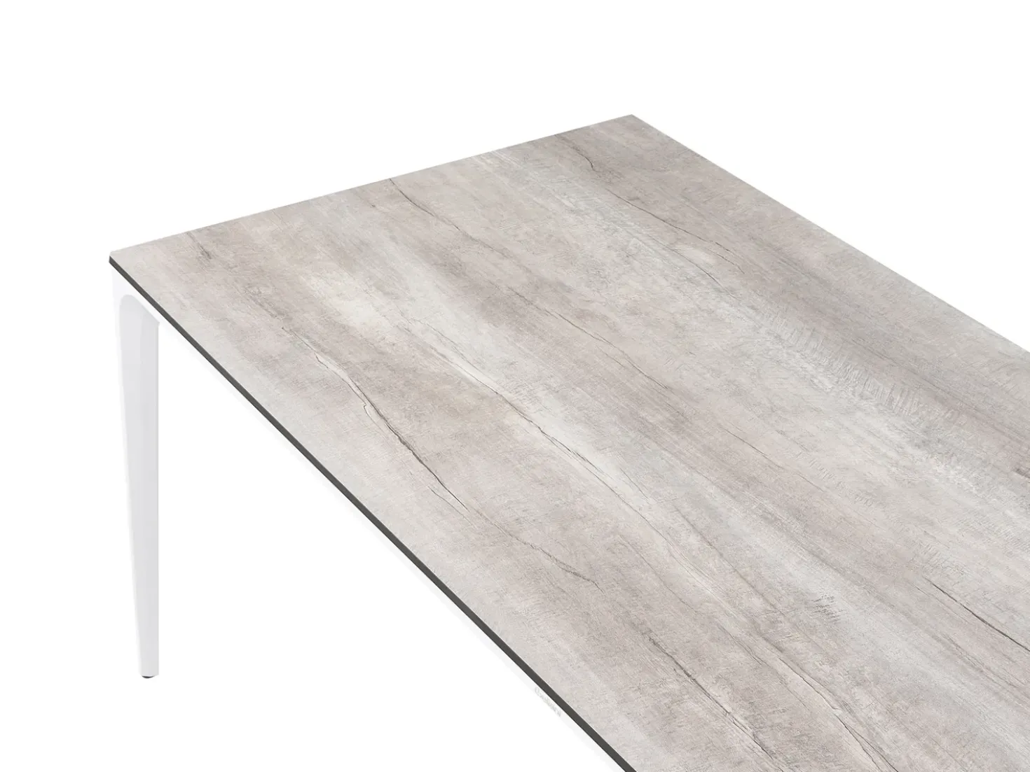 Tavolo da pranzo da giardino SOVARETO 180 cm 90 cm Simil legno Grigio chiaro