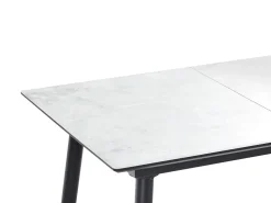 Tavolo da pranzo EFTALIA Marmo bianco 120/150 cm 80 cm