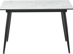 Tavolo da pranzo EFTALIA Marmo bianco 120/150 cm 80 cm