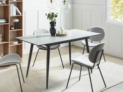 Tavolo da pranzo EFTALIA Marmo bianco 120/150 cm 80 cm
