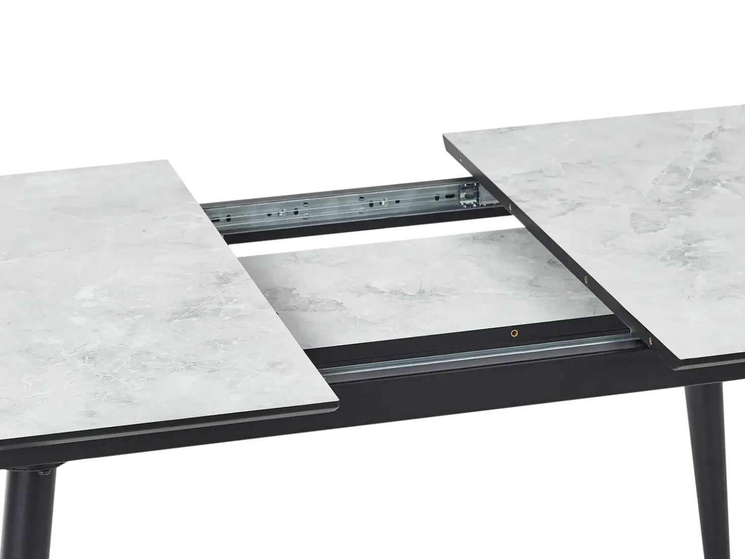 Tavolo da pranzo EFTALIA Marmo bianco 120/150 cm 80 cm