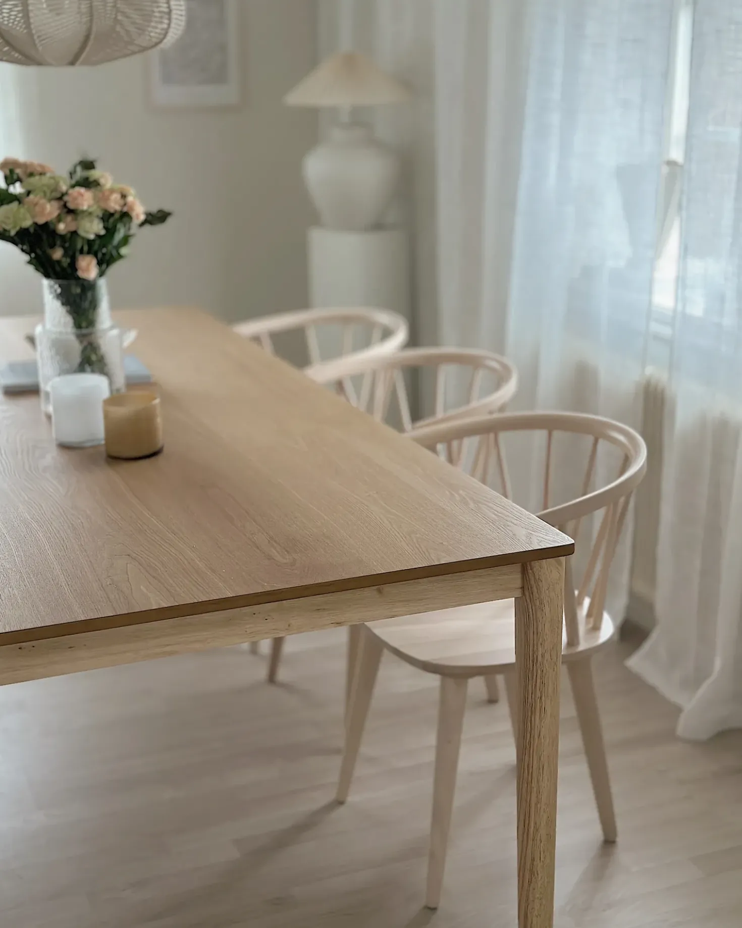 Tavolo da pranzo ERMELO Frassino naturale 200 cm 100 cm