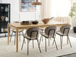 Tavolo da pranzo ERMELO Frassino naturale 200 cm 100 cm