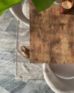 Tavolo da pranzo estensibile HARLOW Marrone scuro 140/180 cm 90 cm