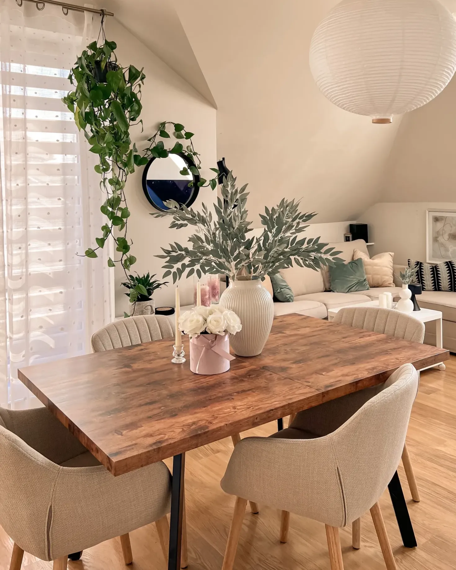 Tavolo da pranzo estensibile HARLOW Marrone scuro 140/180 cm 90 cm