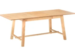 Tavolo da pranzo estensibile BARNES Frassino chiaro 160/200 cm 90 cm