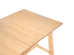 Tavolo da pranzo estensibile BARNES Frassino chiaro 160/200 cm 90 cm