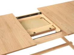 Tavolo da pranzo estensibile BARNES Frassino chiaro 160/200 cm 90 cm