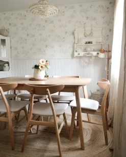 Tavolo da pranzo estensibile MADOX Rovere chiaro 150/190 cm 90 cm