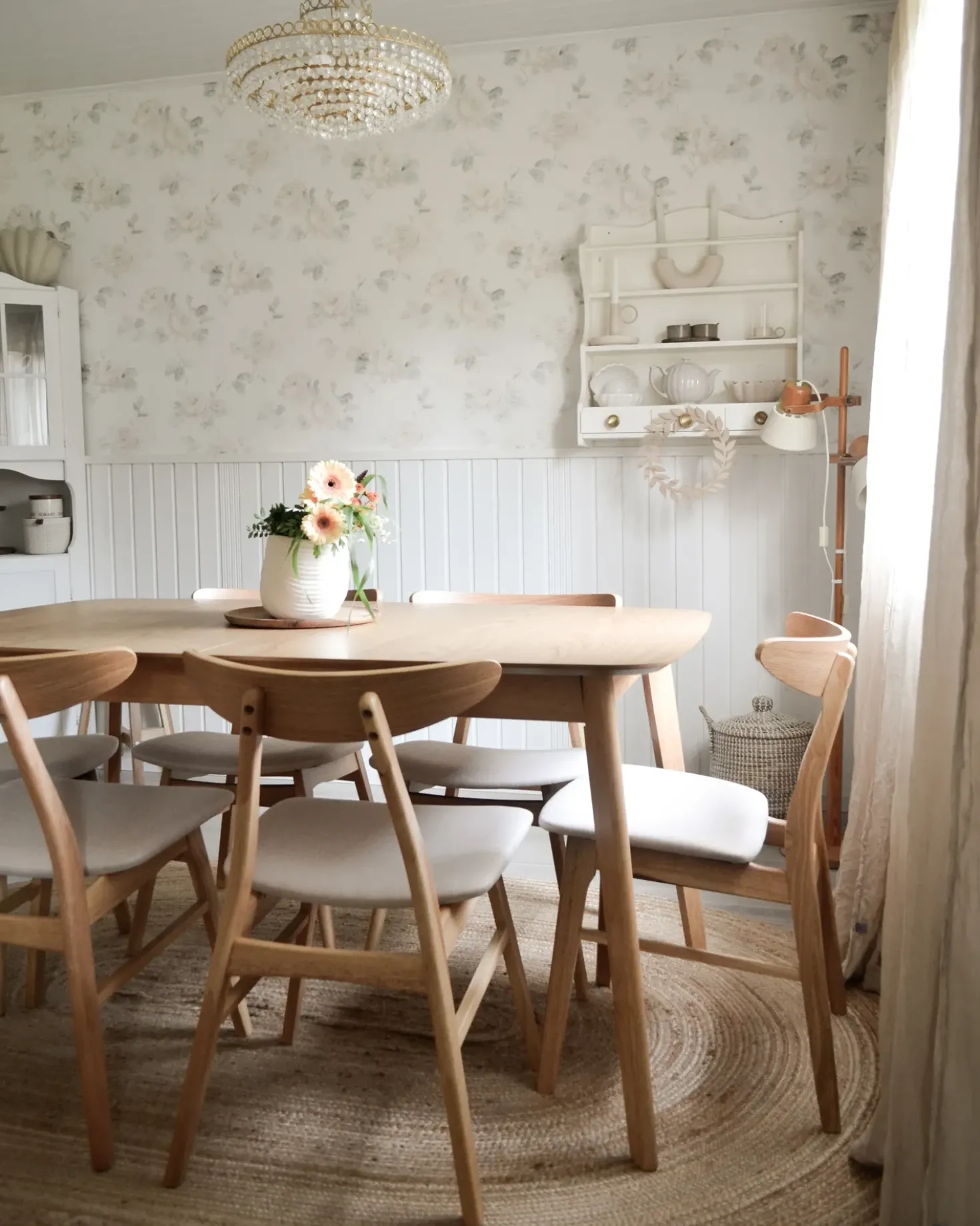 Tavolo da pranzo estensibile MADOX Rovere chiaro 150/190 cm 90 cm