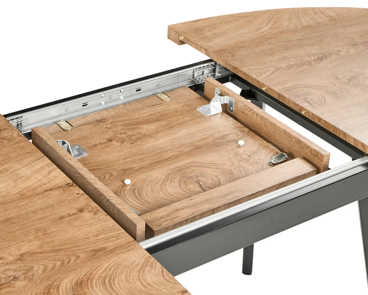 Tavolo da pranzo estensibile DUTTON Marrone 140/180 cm 90 cm