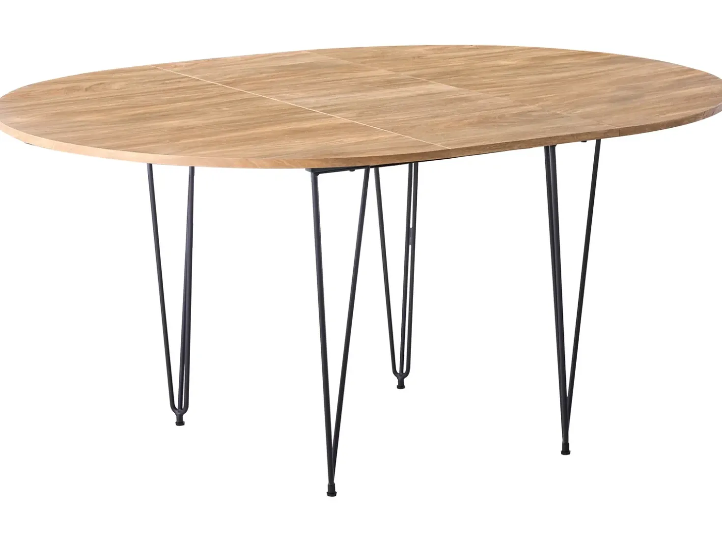 Tavolo da pranzo estensibile LOUISE Marrone 120/160 cm 120 cm