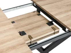 Tavolo da pranzo estensibile ANSELL Marrone chiaro 160/200 cm 90 cm