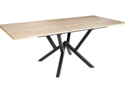 Tavolo da pranzo estensibile ANSELL Marrone chiaro 160/200 cm 90 cm
