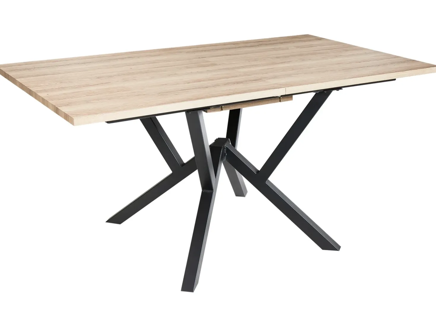 Tavolo da pranzo estensibile ANSELL Marrone chiaro 160/200 cm 90 cm