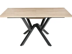 Tavolo da pranzo estensibile ANSELL Marrone chiaro 160/200 cm 90 cm