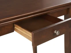 Tavolo da pranzo estensibile MASELA Marrone scuro 90/120 cm 60 cm Legno