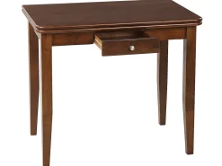 Tavolo da pranzo estensibile MASELA Marrone scuro 90/120 cm 60 cm Legno
