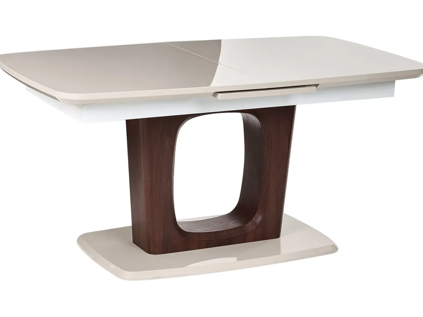 Tavolo da pranzo estensibile BERRIGAN Beige chiaro 160/200 cm 90 cm