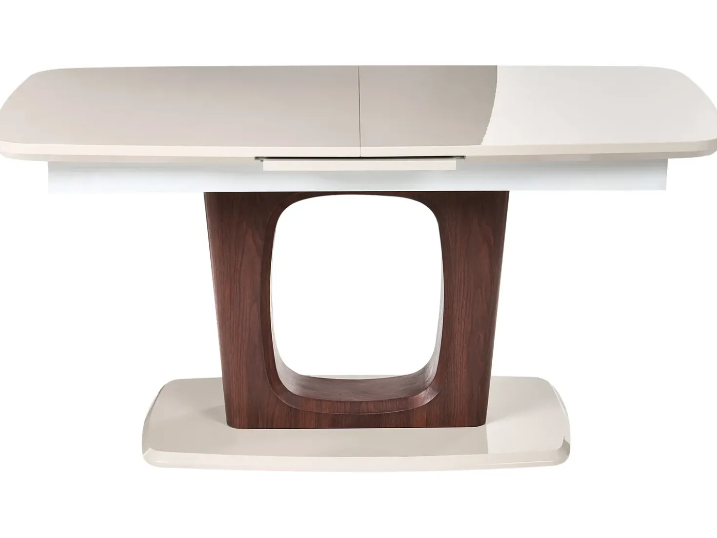 Tavolo da pranzo estensibile BERRIGAN Beige chiaro 160/200 cm 90 cm