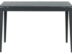 Tavolo da pranzo estensibile NORLEY Nero 120/160 cm 80 cm