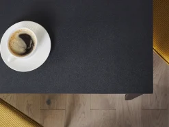 Tavolo da pranzo estensibile NORLEY Nero 120/160 cm 80 cm
