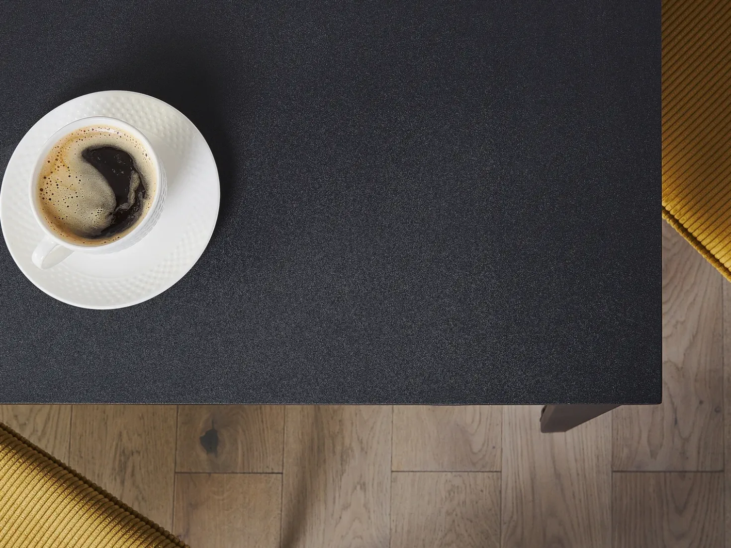 Tavolo da pranzo estensibile NORLEY Nero 120/160 cm 80 cm