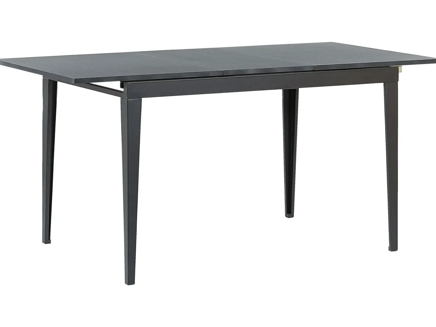 Tavolo da pranzo estensibile NORLEY Nero 120/160 cm 80 cm