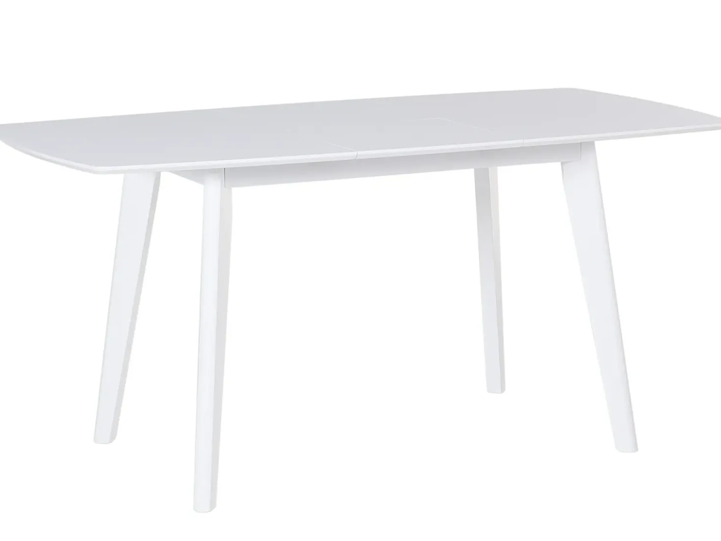 Tavolo da pranzo estensibile SANFORD Bianco 120/160 cm 80 cm