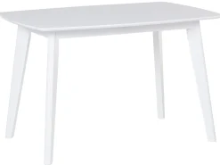 Tavolo da pranzo estensibile SANFORD Bianco 120/160 cm 80 cm