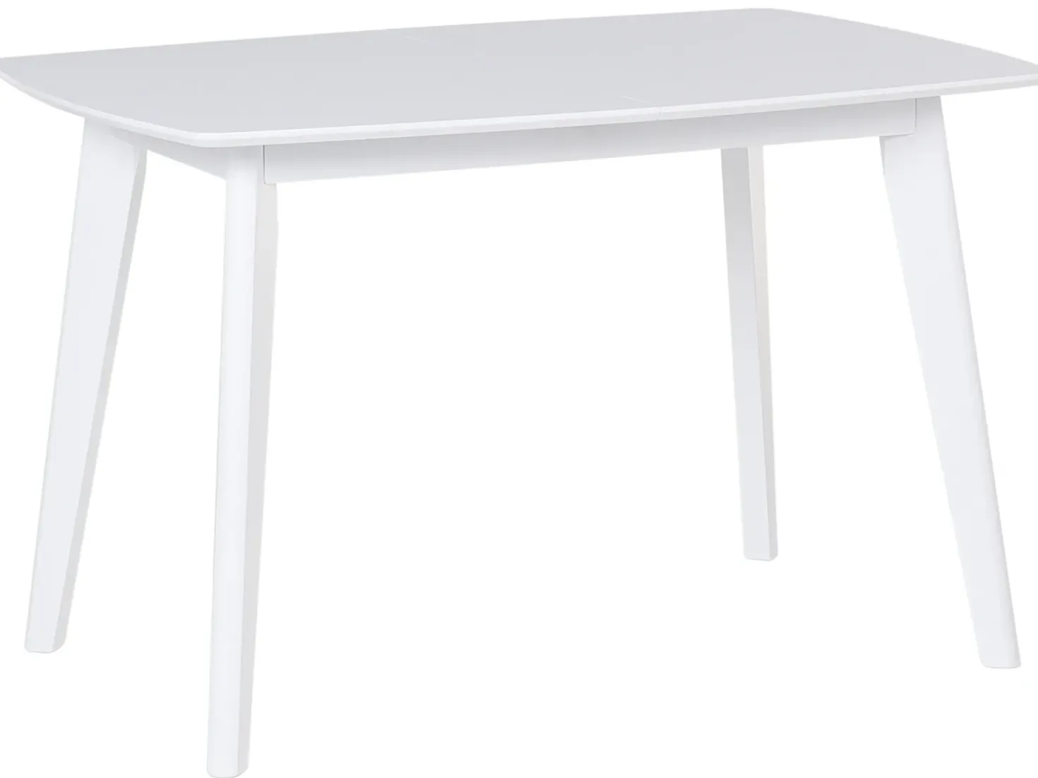 Tavolo da pranzo estensibile SANFORD Bianco 120/160 cm 80 cm