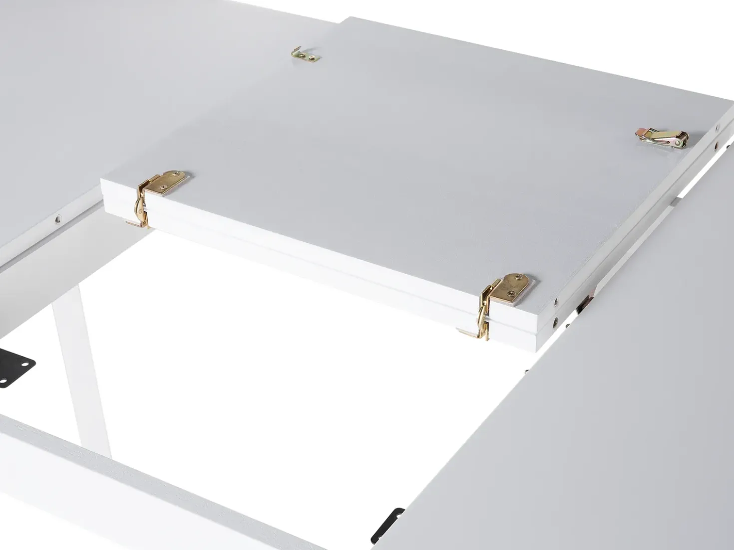 Tavolo da pranzo estensibile SANFORD Bianco 120/160 cm 80 cm
