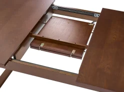 Tavolo da pranzo estensibile CAMDEN Frasino scuro 160/200 cm 95 cm